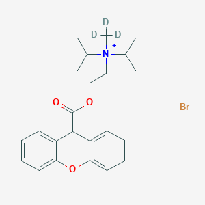 molecular formula C23H30BrNO3 B12310232 Propantheline-d3 Bromide (N-methyl-d3) 