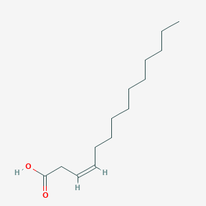 3-Tetradecenoic acid