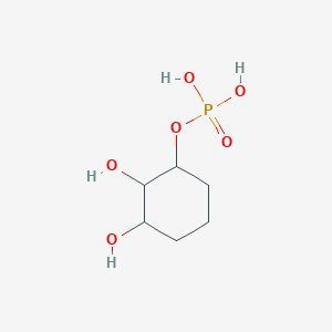 molecular formula C6H13O6P B123103 1-Phosphoryloxy-2,3-dihydroxycyclohexane CAS No. 146333-15-5