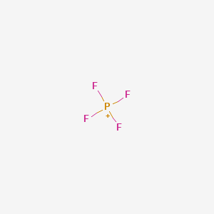 molecular formula F4P+ B1231033 Tetrafluorophosphanium CAS No. 7236-90-0