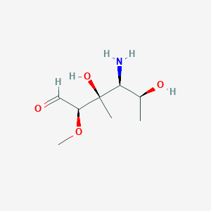 molecular formula C8H17NO4 B1231036 Kansosamine 