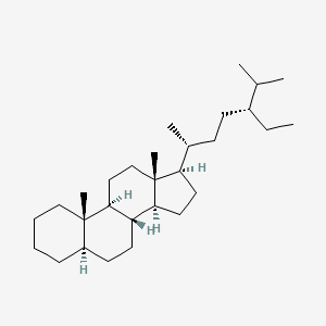 molecular formula C29H52 B1231047 5α-菜甾烷 CAS No. 62446-14-4