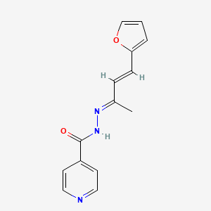 molecular formula C14H13N3O2 B1231050 Larusan CAS No. 3688-05-9