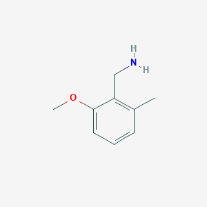 molecular formula C9H13NO B12310615 (2-Methoxy-6-methylphenyl)methanamine 