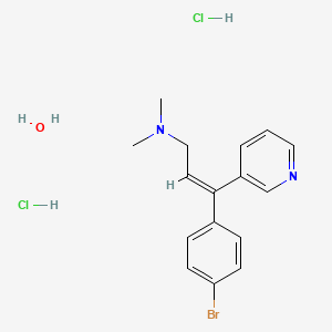 molecular formula C16H21BrCl2N2O B1231063 Zimeldine hydrochloride CAS No. 61129-30-4