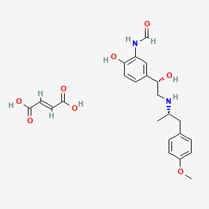 molecular formula C23H28N2O8 B1231065 Foradil acrolizer 