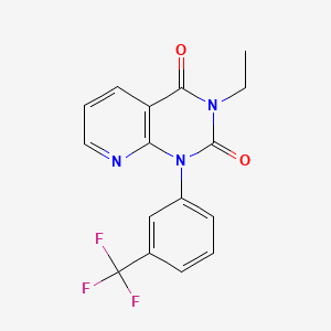 molecular formula C16H12F3N3O2 B1231082 HN-37 CAS No. 51700-96-0