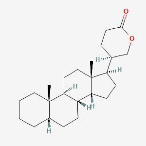 molecular formula C24H38O2 B1231091 5beta-Bufanolide 
