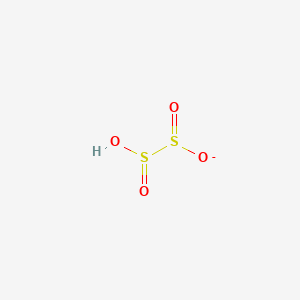 molecular formula HO4S2- B1231094 hydrogen dithionite CAS No. 34175-11-6