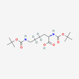 molecular formula C16H30N2O6 B12311026 L-Lysine-bis-N-t-BOC-d4 