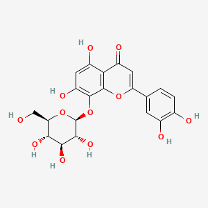 molecular formula C21H20O12 B1231119 Hypolaetin-8-glucoside CAS No. 27686-36-8