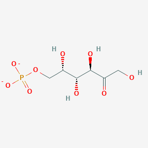 molecular formula C6H11O9P-2 B1231127 6-O-phosphonato-L-tagatose 