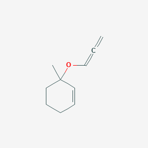 molecular formula C10H14O B123113 3-Methyl-3-(1,2-propadienyloxy)cyclohexene CAS No. 150546-39-7
