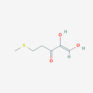 B1231135 1,2-Dihydroxy-5-(methylthio)pent-1-en-3-one CAS No. 746507-19-7