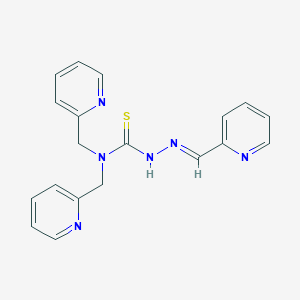 1,1-bis(2-pyridylmethyl)-3-[(E)-2-pyridylmethyleneamino]thiourea
