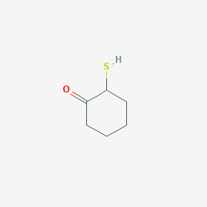 molecular formula C6H10OS B12311392 2-Mercaptocyclohexanone 
