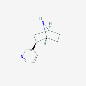 molecular formula C11H14N2 B123115 Norchloroepibatidine CAS No. 155322-26-2