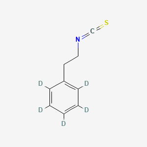 molecular formula C9H9NS B12311603 2-Phenylethyl isothiocyanate-d5 