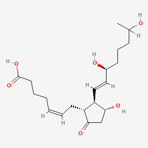 molecular formula C20H32O6 B1231171 19(R)-OH-Pge2 CAS No. 55123-68-7