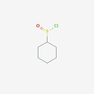 molecular formula C6H11ClOS B12311823 Cyclohexanesulfinyl chloride 