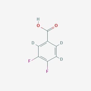 molecular formula C7H4F2O2 B12311971 NSC 190686-d3 