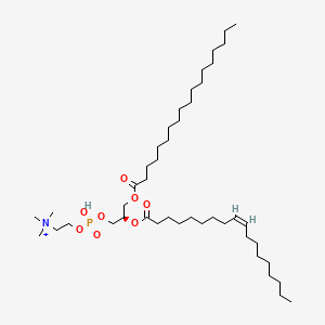 molecular formula C44H87NO8P+ B1231213 L-alpha-1-Stearoyl-2-oleoylphosphatidylcholine 