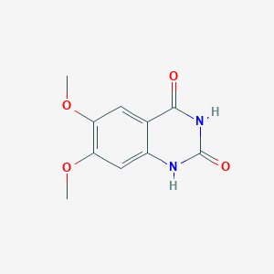 molecular formula C10H10N2O4 B123122 6,7-Dimethoxyquinazoline-2,4(1H,3H)-dione CAS No. 28888-44-0
