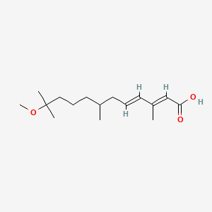 molecular formula C16H28O3 B1231223 Methoprene acid CAS No. 53092-52-7