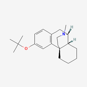 molecular formula C21H31NO B1231237 3-tert-Butoxy-N-methylmorphinan CAS No. 50299-98-4
