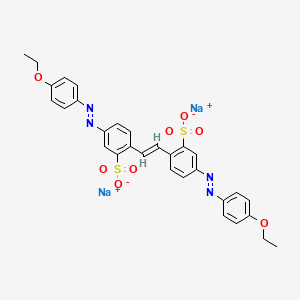 Sodium 6,6'-(ethene-1,2-diyl)bis(3-((4-ethoxyphenyl)diazenyl)benzenesulfonate)