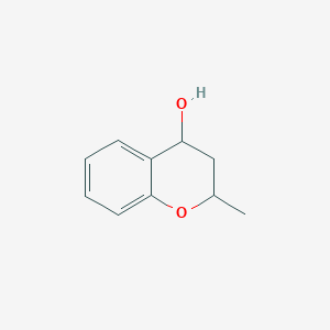 molecular formula C10H12O2 B12312475 2-Methyl-4-chromanol CAS No. 71225-55-3