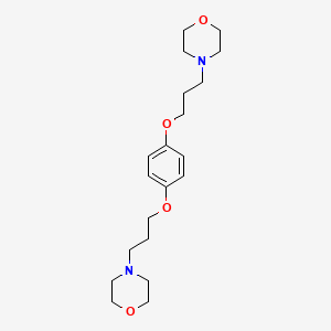 molecular formula C20H32N2O4 B12312561 1,4-Bis(3-morpholinopropoxy)benzene 
