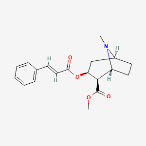 molecular formula C19H23NO4 B1231261 trans-Cinnamoylcocaine CAS No. 521-67-5