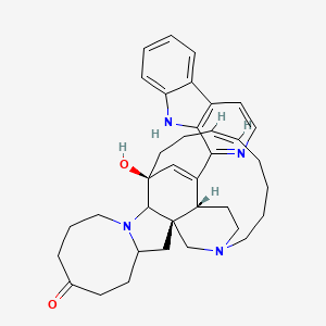molecular formula C36H44N4O2 B1231275 Manzamine E 