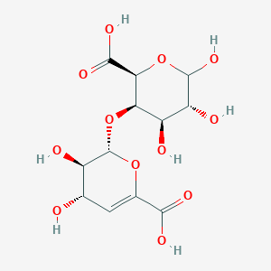 4-(4-deoxy-beta-D-gluc-4-enosyluronic acid)-D-galacturonic acid
