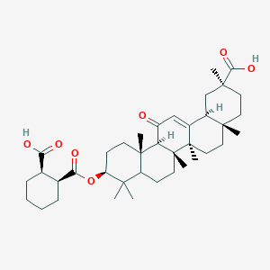molecular formula C38H56O7 B1231290 Cicloxolone 