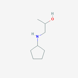 molecular formula C8H17NO B12312916 1-(Cyclopentylamino)propan-2-ol 