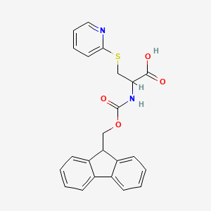molecular formula C23H20N2O4S B12313024 N-Fmoc-S-2-Pyridinylthio-L-cysteine 