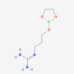 {3-[(1,3,2-Dioxaborolan-2-yl)oxy]propyl}guanidine