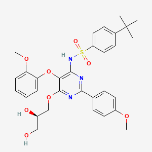 molecular formula C31H35N3O8S B1231317 Ro 46-8443 