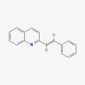 molecular formula C17H13N B1231325 2-Styrylquinoline CAS No. 38101-69-8