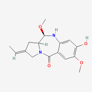 molecular formula C16H20N2O4 B1231328 Tomaymycin CAS No. 35050-55-6