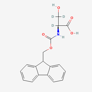 molecular formula C18H17NO5 B12313287 Fmoc-Ser-OH-d3 