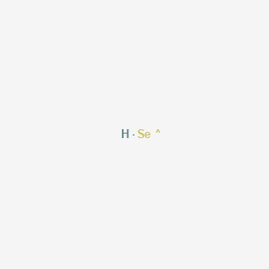 molecular formula HSe B1231334 Selanyl CAS No. 13940-22-2