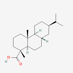 molecular formula C20H34O2 B12313525 Tetradecahydro-7-isopropyl-1,4a-dimethylphenanthren-1-carboxylic acid CAS No. 25800-63-9
