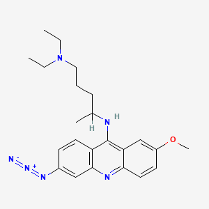 3-Azido-9-((4-(diethylamino)-1-methylbutyl)amino)-7-methoxyacridine