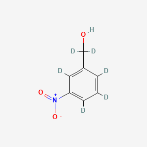 molecular formula C7H7NO3 B12313736 3-Nitrobenzyl-d6 alcohol 