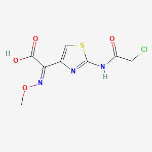 (2Z)-{2-[(chloroacetyl)amino]-1,3-thiazol-4-yl}(methoxyimino)acetic acid