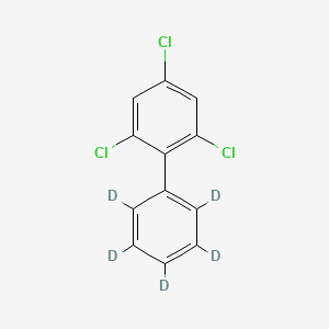 molecular formula C12H7Cl3 B12314054 2,4,6-Trichlorobiphenyl-2',3',4',5',6'-d5 