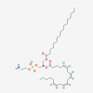 1-heptadecanoyl, 2-(5Z,8Z,11Z,14Z-eicosatetraenoyl)-sn-glycero-3-phosphoethanolamine